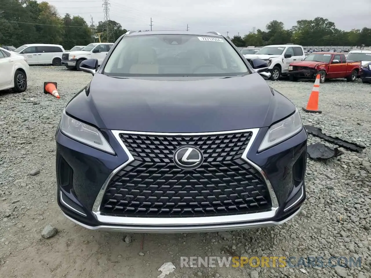 5 Photograph of a damaged car JTJHZMDA8M2051658 LEXUS RX350 2021