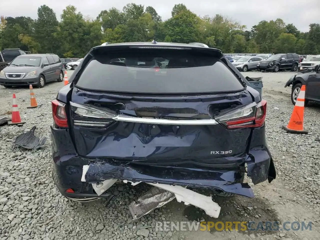 6 Photograph of a damaged car JTJHZMDA8M2051658 LEXUS RX350 2021