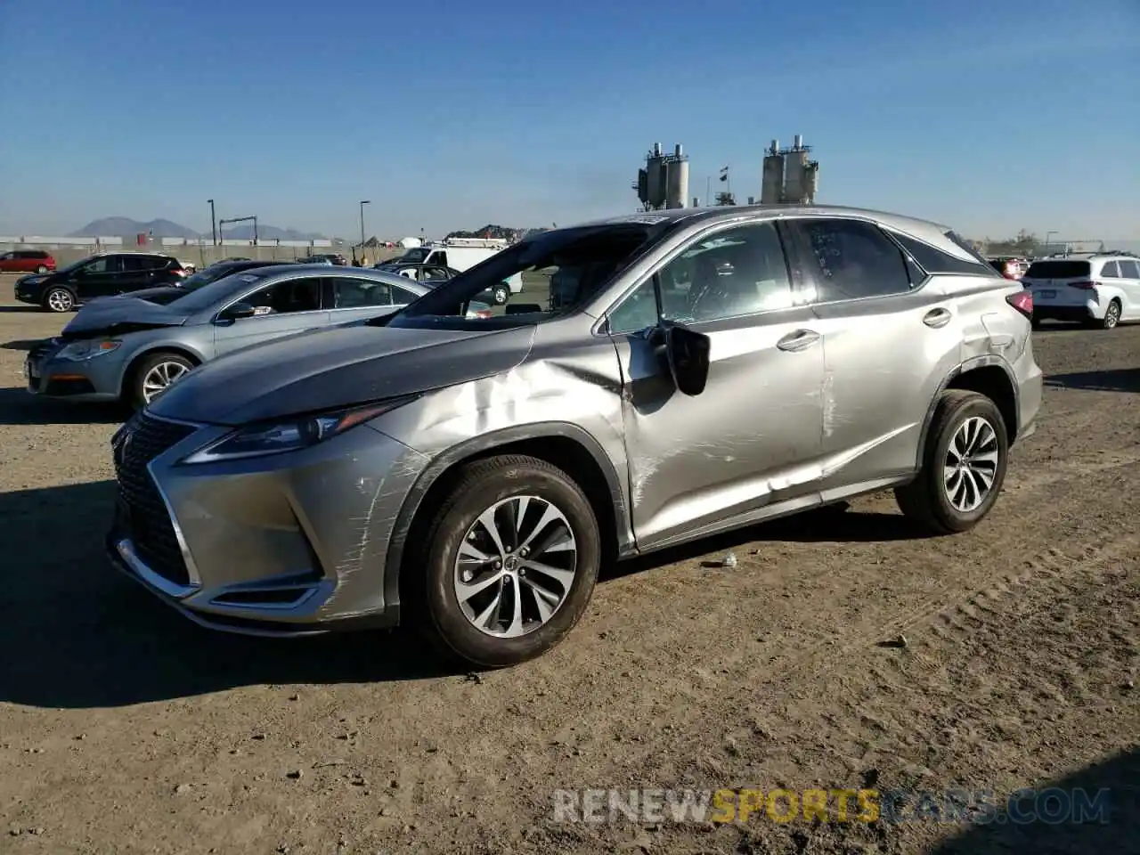 1 Photograph of a damaged car 2T2AZMAA1NC227148 LEXUS RX350 2022