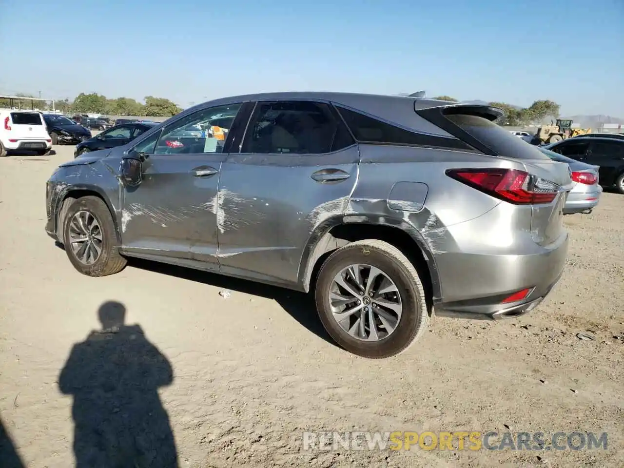 2 Photograph of a damaged car 2T2AZMAA1NC227148 LEXUS RX350 2022