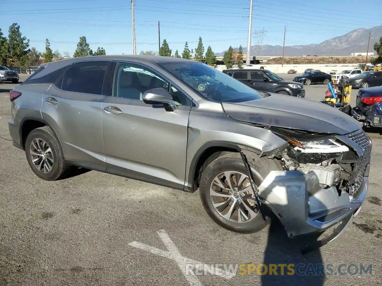 4 Photograph of a damaged car 2T2AZMAA3NC249281 LEXUS RX350 2022