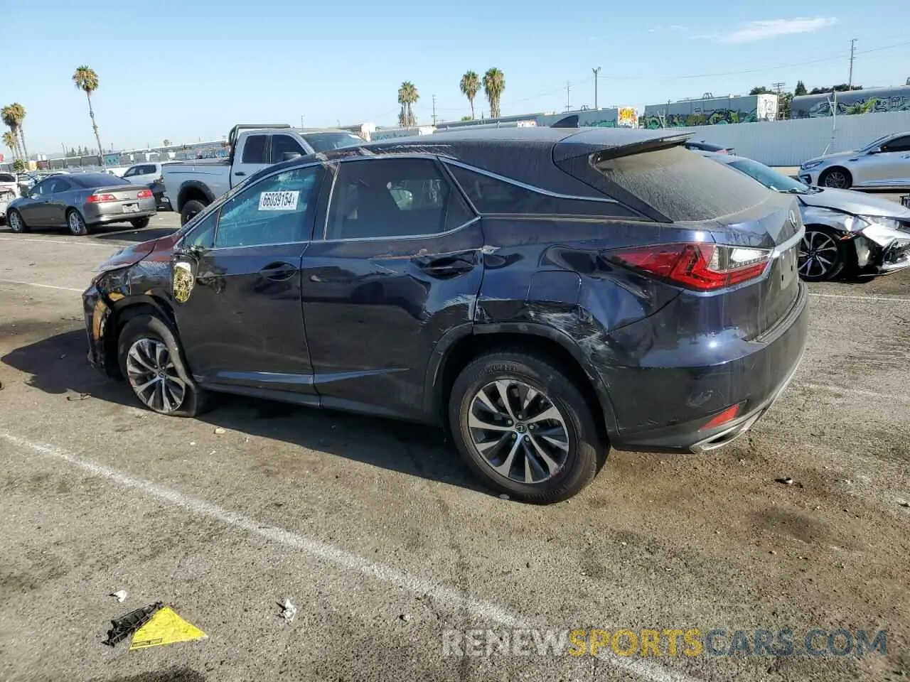 2 Photograph of a damaged car 2T2AZMAAXNC234566 LEXUS RX350 2022