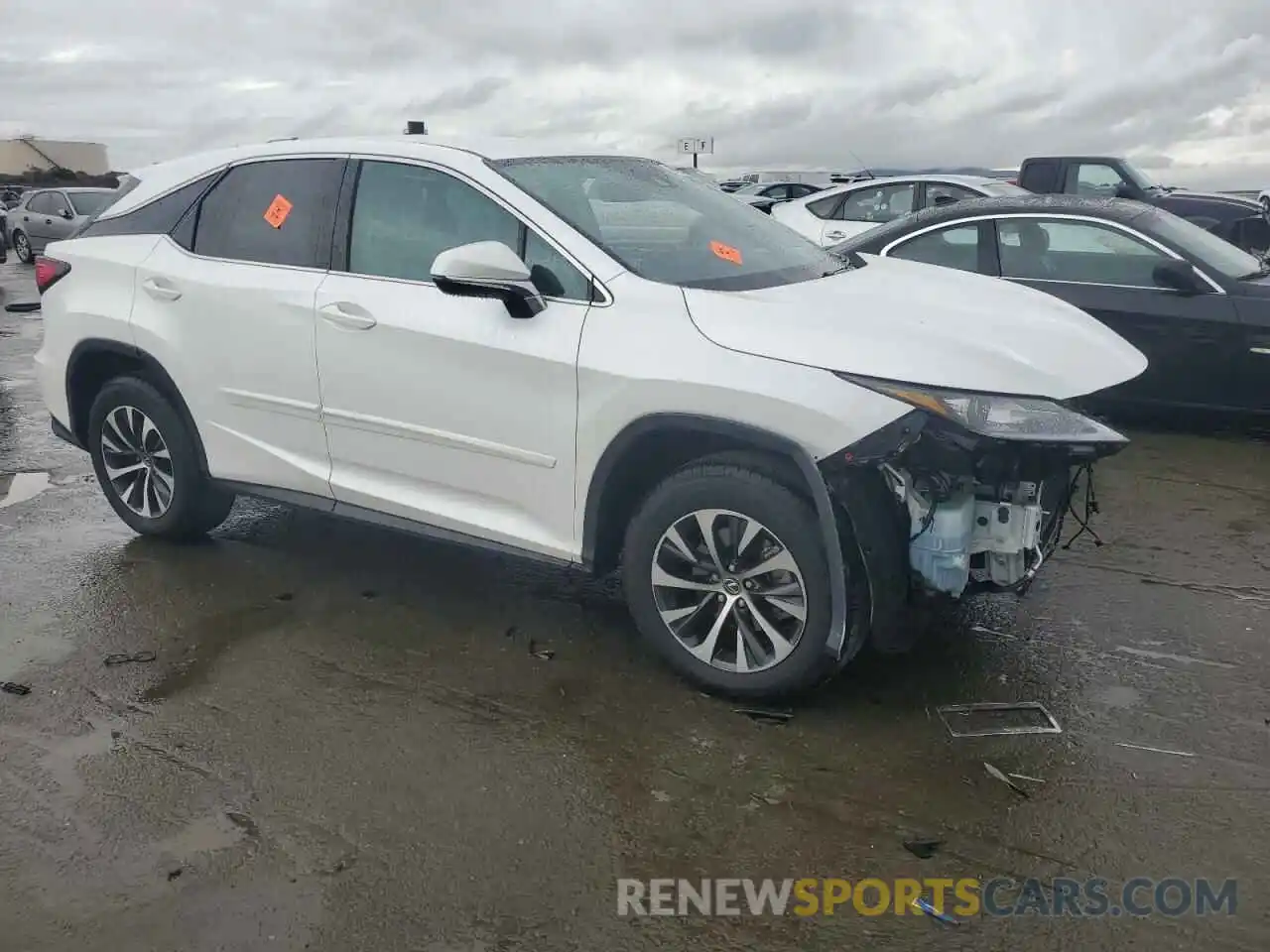 4 Photograph of a damaged car 2T2AZMDA5NC336823 LEXUS RX350 2022