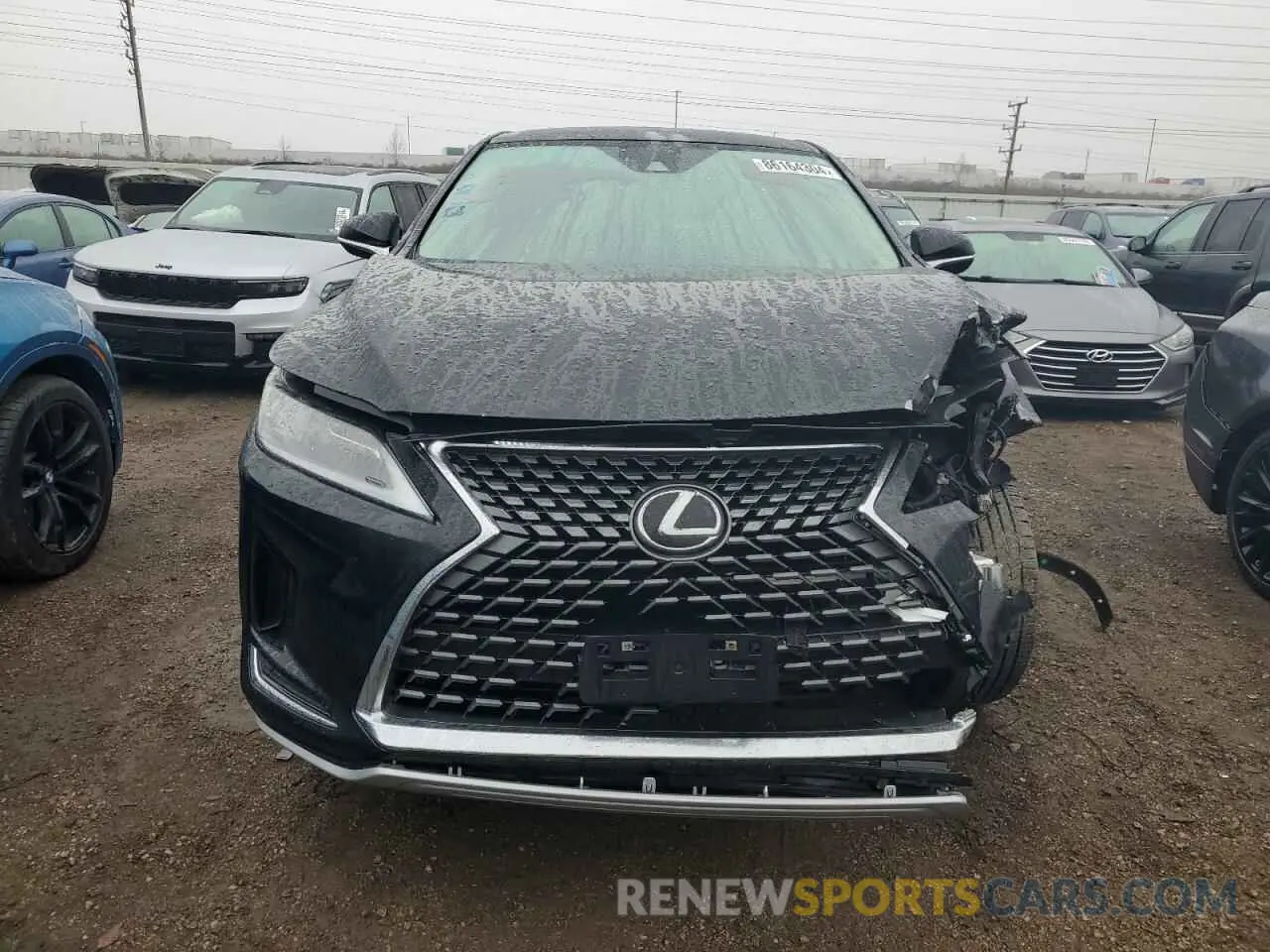 5 Photograph of a damaged car 2T2AZMDA9NC357125 LEXUS RX350 2022