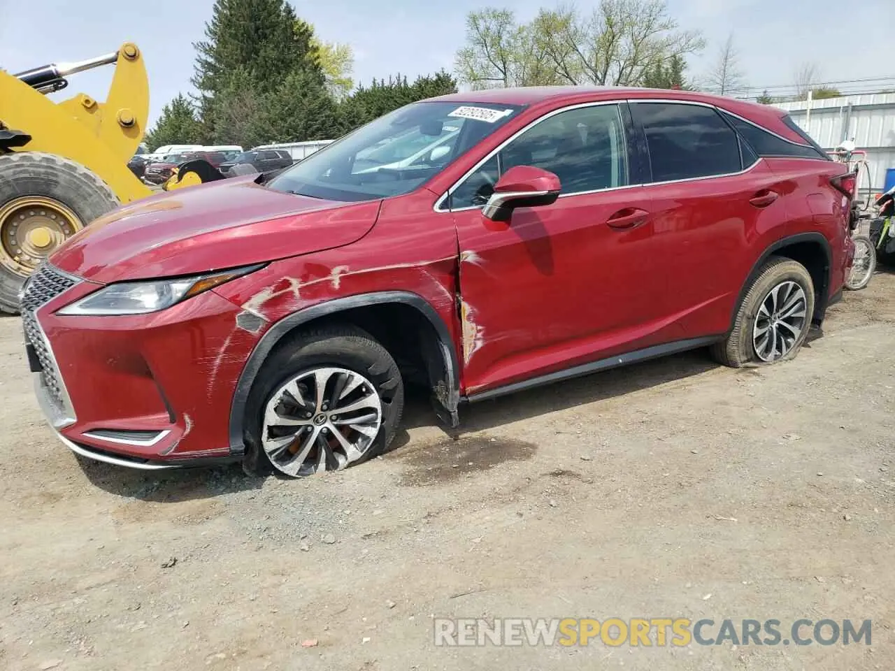 1 Photograph of a damaged car 2T2AZMDA9NC361689 LEXUS RX350 2022