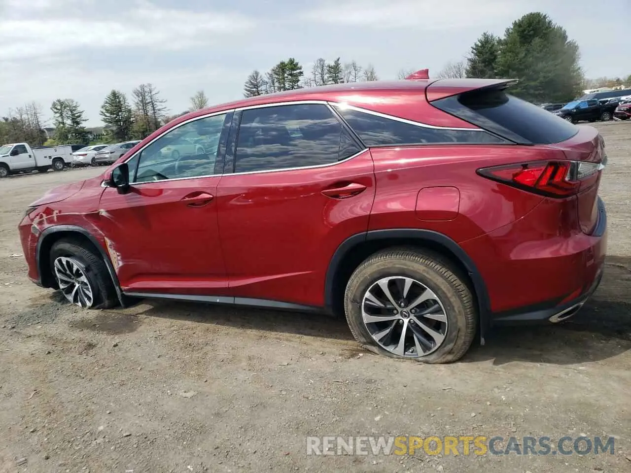 2 Photograph of a damaged car 2T2AZMDA9NC361689 LEXUS RX350 2022