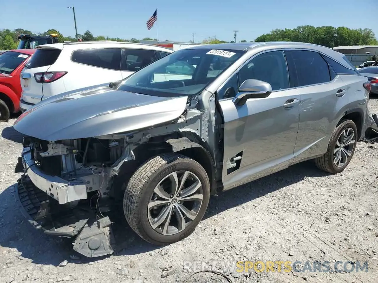 1 Photograph of a damaged car 2T2HZMAA0NC223154 LEXUS RX350 2022