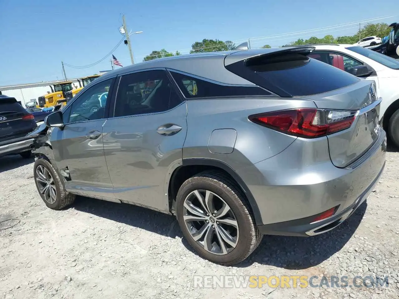 2 Photograph of a damaged car 2T2HZMAA0NC223154 LEXUS RX350 2022
