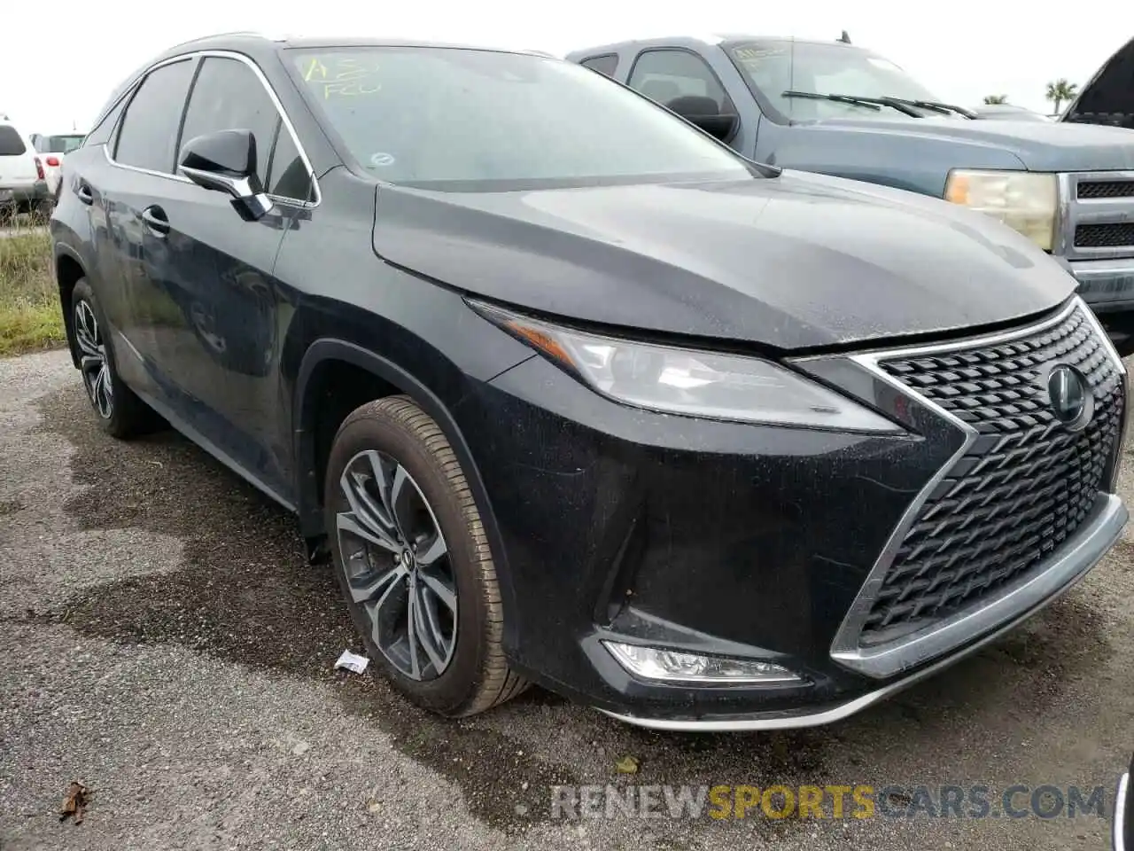 1 Photograph of a damaged car 2T2HZMAA0NC230377 LEXUS RX350 2022