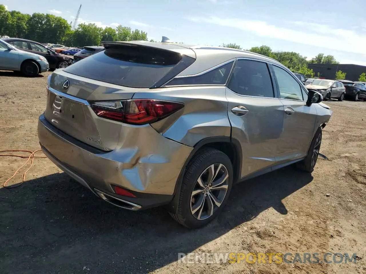 3 Photograph of a damaged car 2T2HZMAA0NC231464 LEXUS RX350 2022