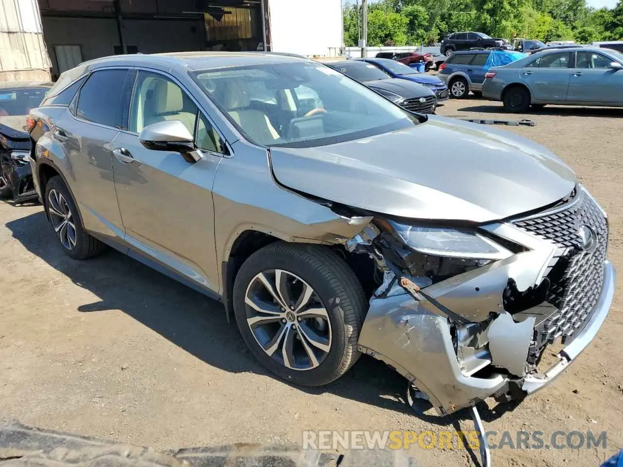 4 Photograph of a damaged car 2T2HZMAA0NC231464 LEXUS RX350 2022