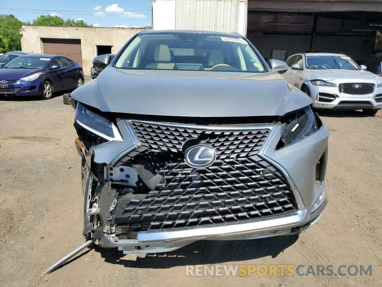 5 Photograph of a damaged car 2T2HZMAA0NC231464 LEXUS RX350 2022