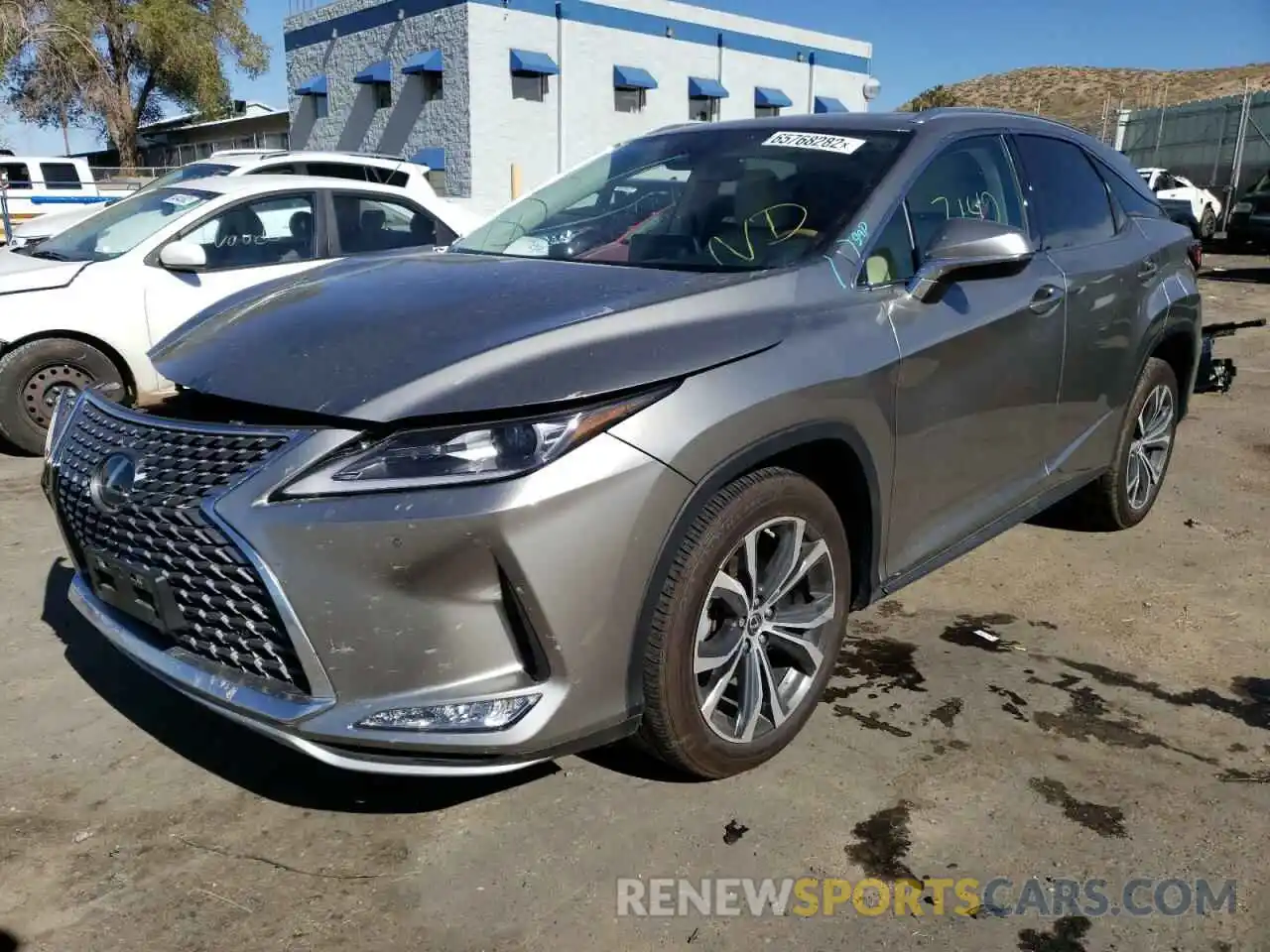 2 Photograph of a damaged car 2T2HZMAA0NC232419 LEXUS RX350 2022