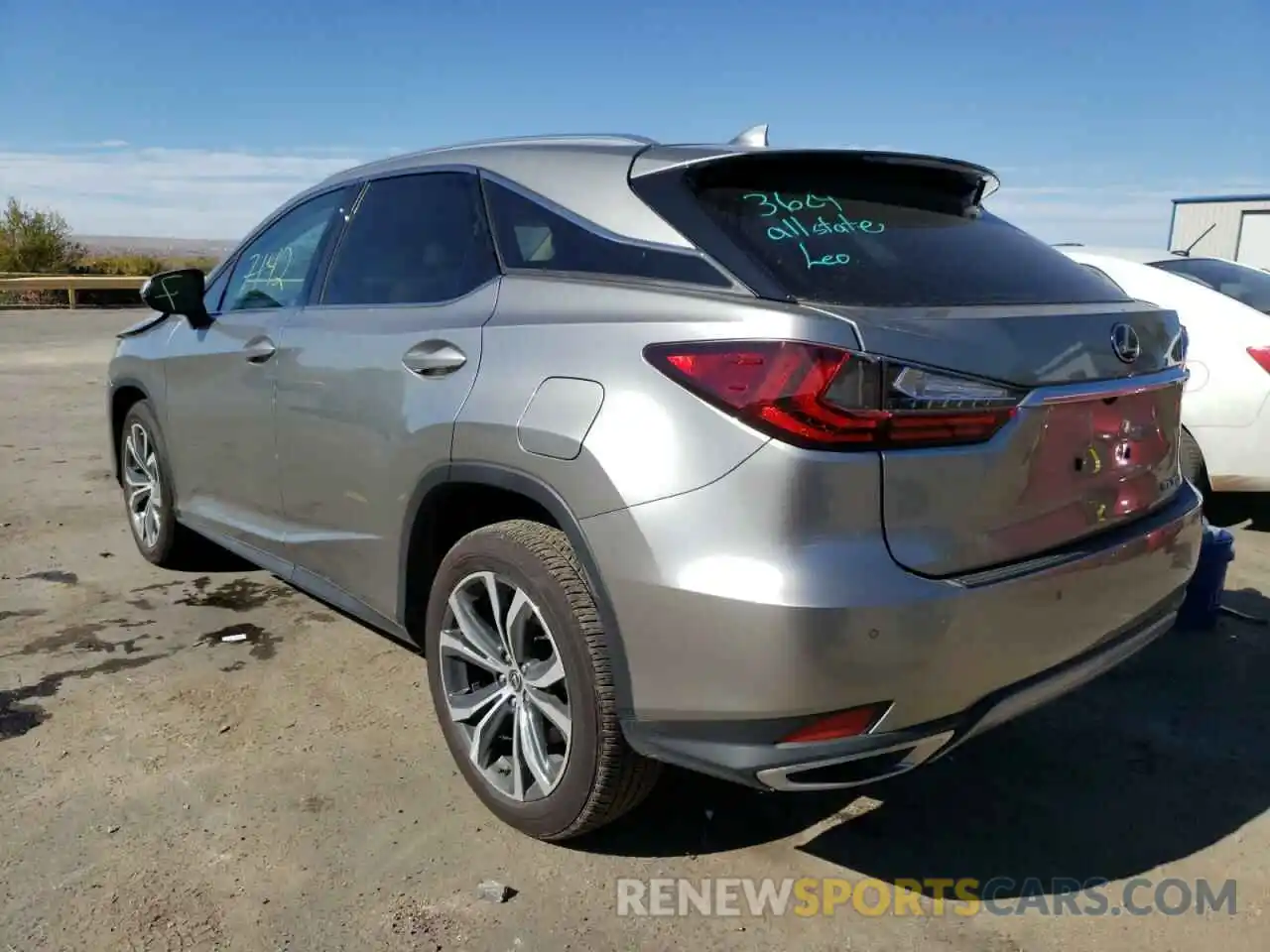 3 Photograph of a damaged car 2T2HZMAA0NC232419 LEXUS RX350 2022