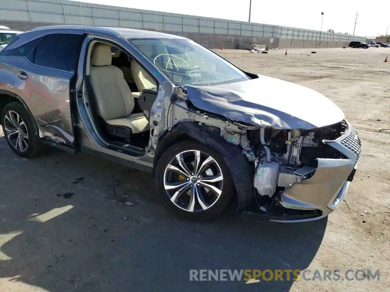 9 Photograph of a damaged car 2T2HZMAA0NC232419 LEXUS RX350 2022