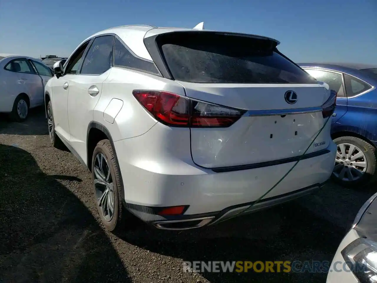 3 Photograph of a damaged car 2T2HZMAA0NC233702 LEXUS RX350 2022