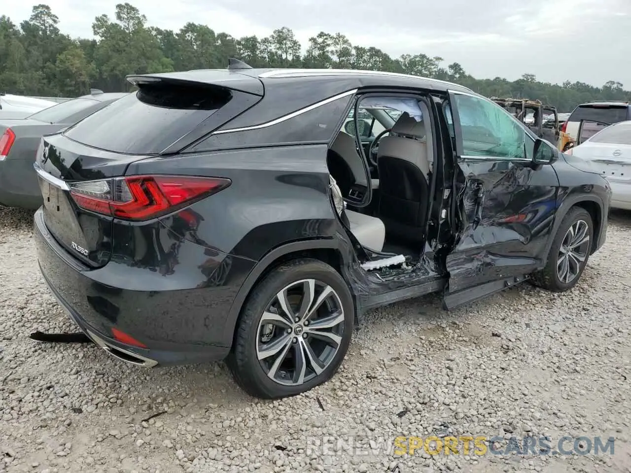 3 Photograph of a damaged car 2T2HZMAA0NC241282 LEXUS RX350 2022
