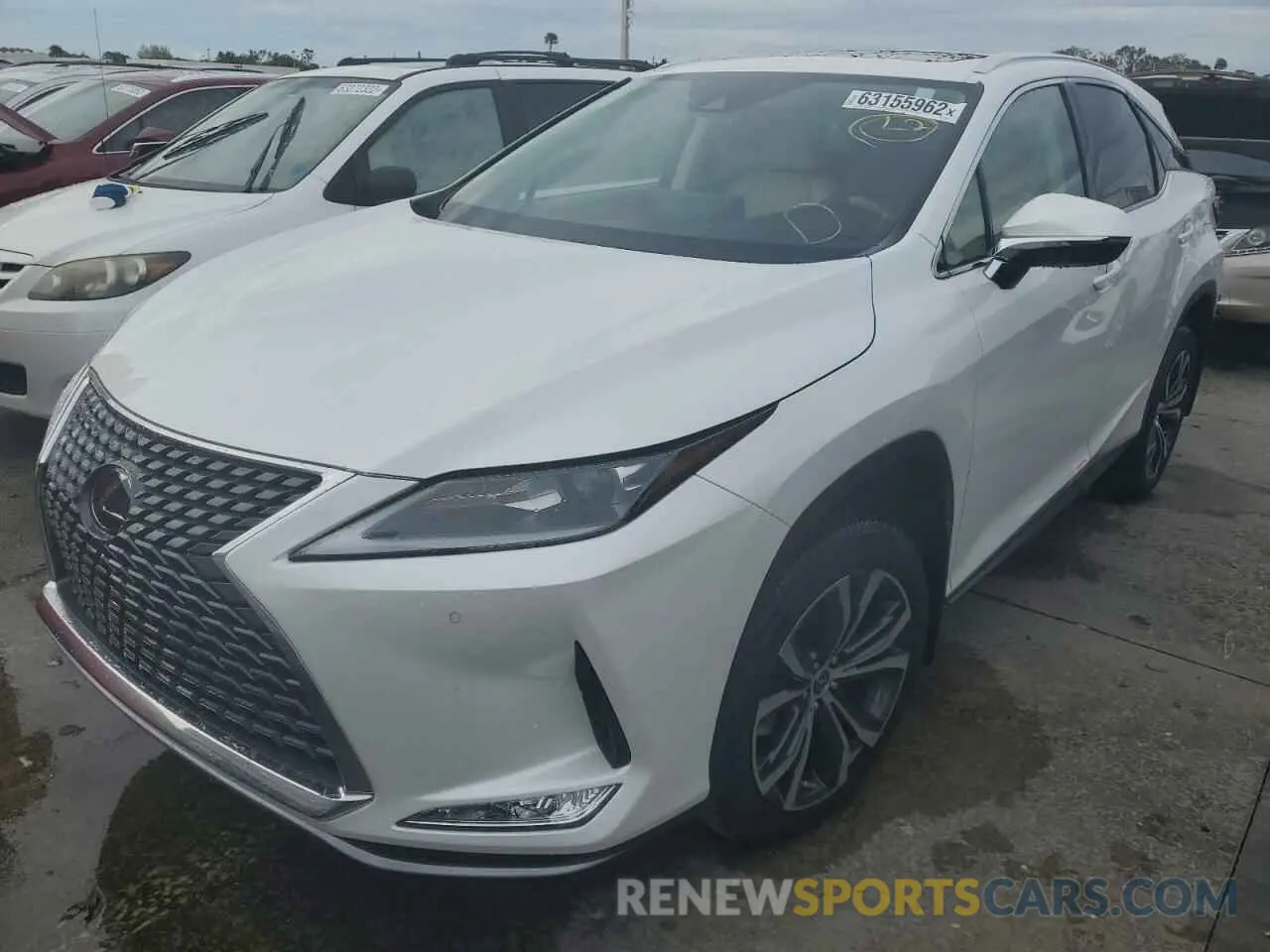 2 Photograph of a damaged car 2T2HZMAA0NC254694 LEXUS RX350 2022