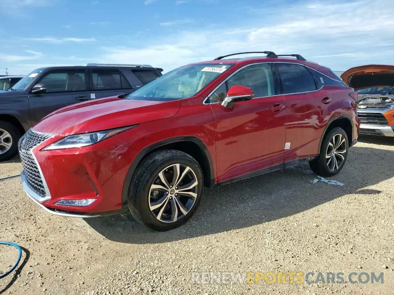 1 Photograph of a damaged car 2T2HZMAA0NC259748 LEXUS RX350 2022