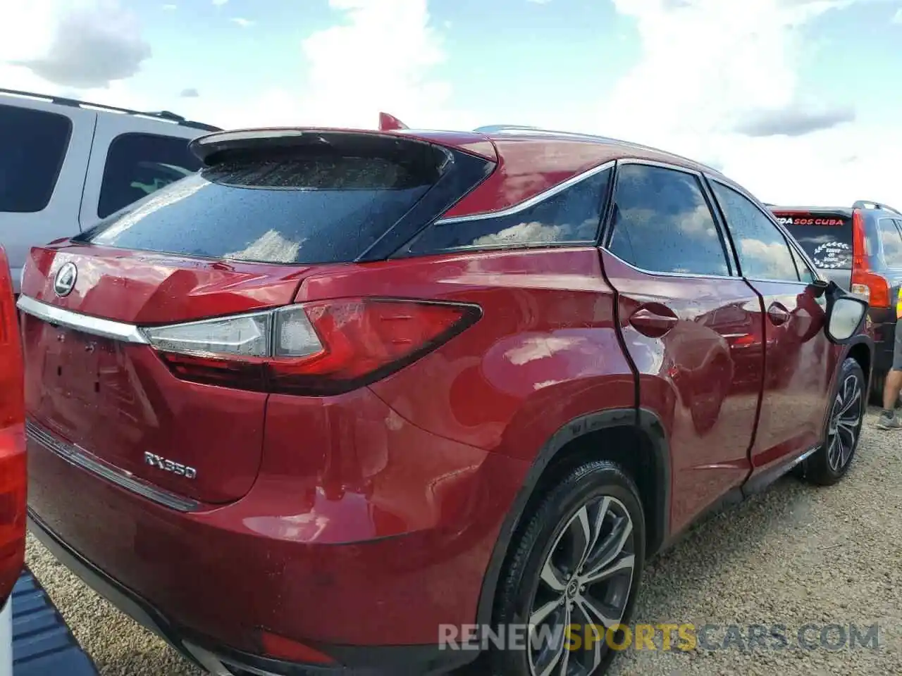 4 Photograph of a damaged car 2T2HZMAA1NC222093 LEXUS RX350 2022