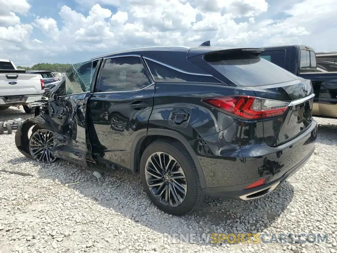 2 Photograph of a damaged car 2T2HZMAA1NC230825 LEXUS RX350 2022