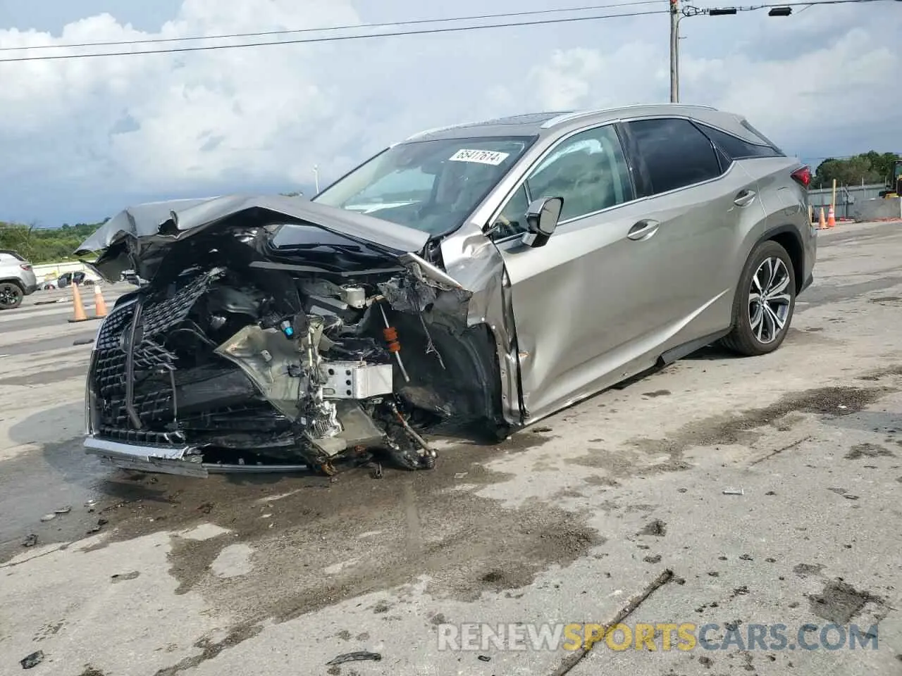 1 Photograph of a damaged car 2T2HZMAA1NC240738 LEXUS RX350 2022