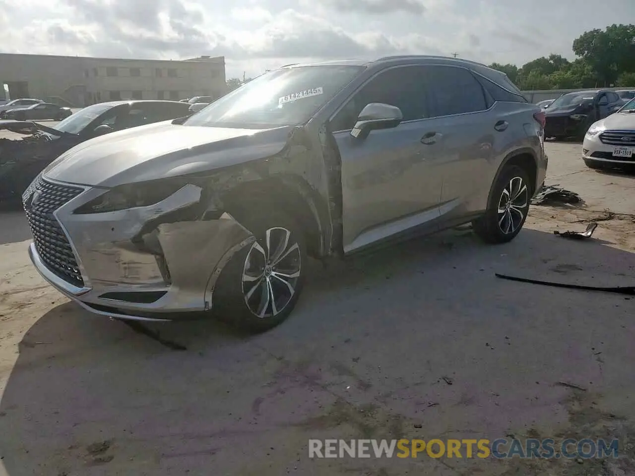 1 Photograph of a damaged car 2T2HZMAA1NC242585 LEXUS RX350 2022