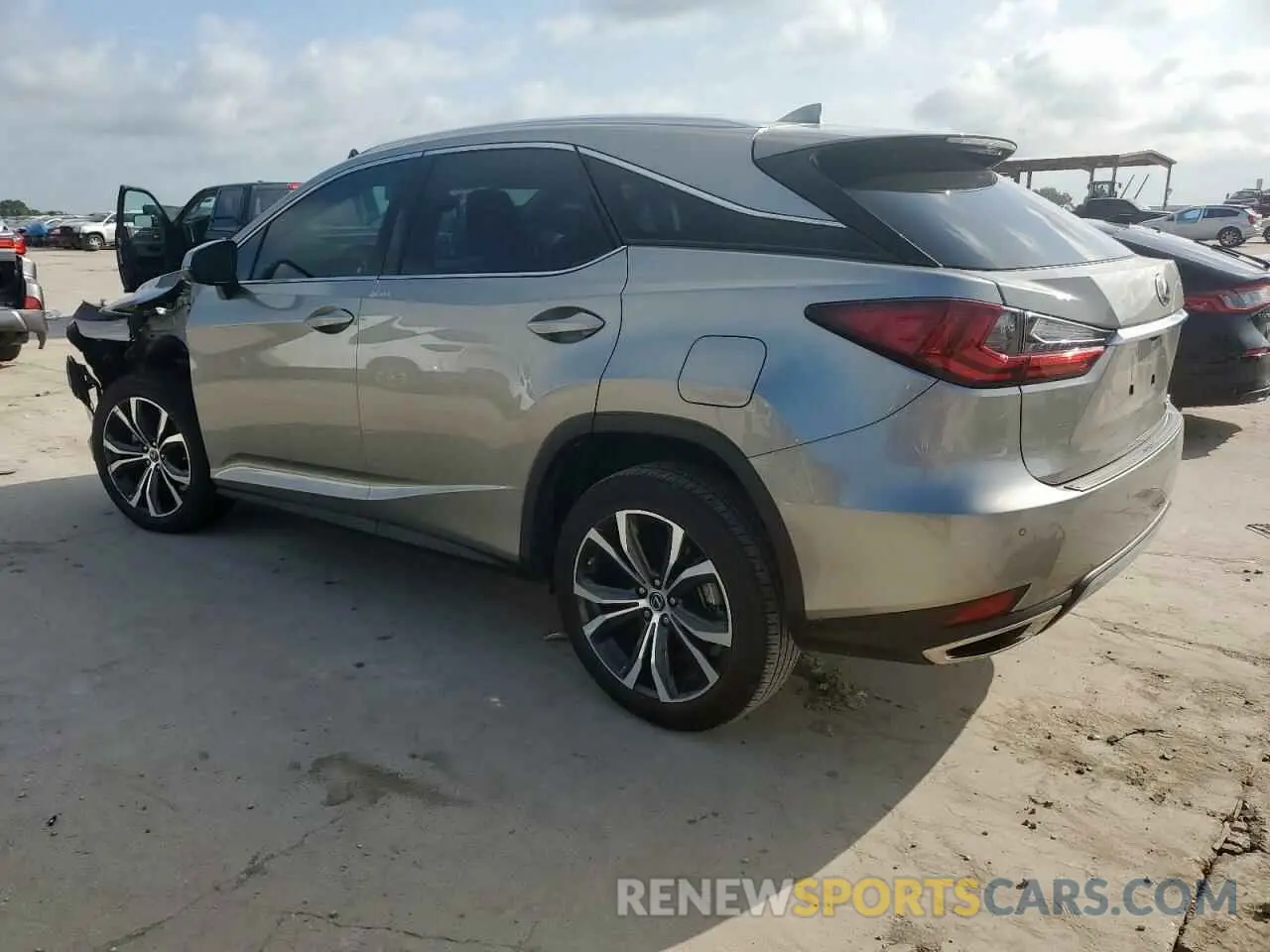 2 Photograph of a damaged car 2T2HZMAA1NC242585 LEXUS RX350 2022