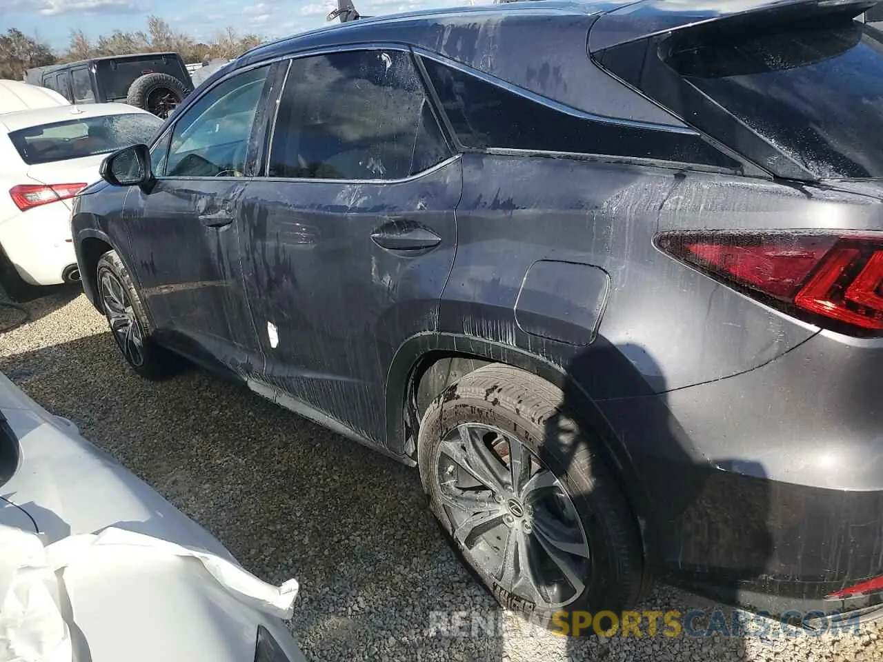 2 Photograph of a damaged car 2T2HZMAA1NC256115 LEXUS RX350 2022
