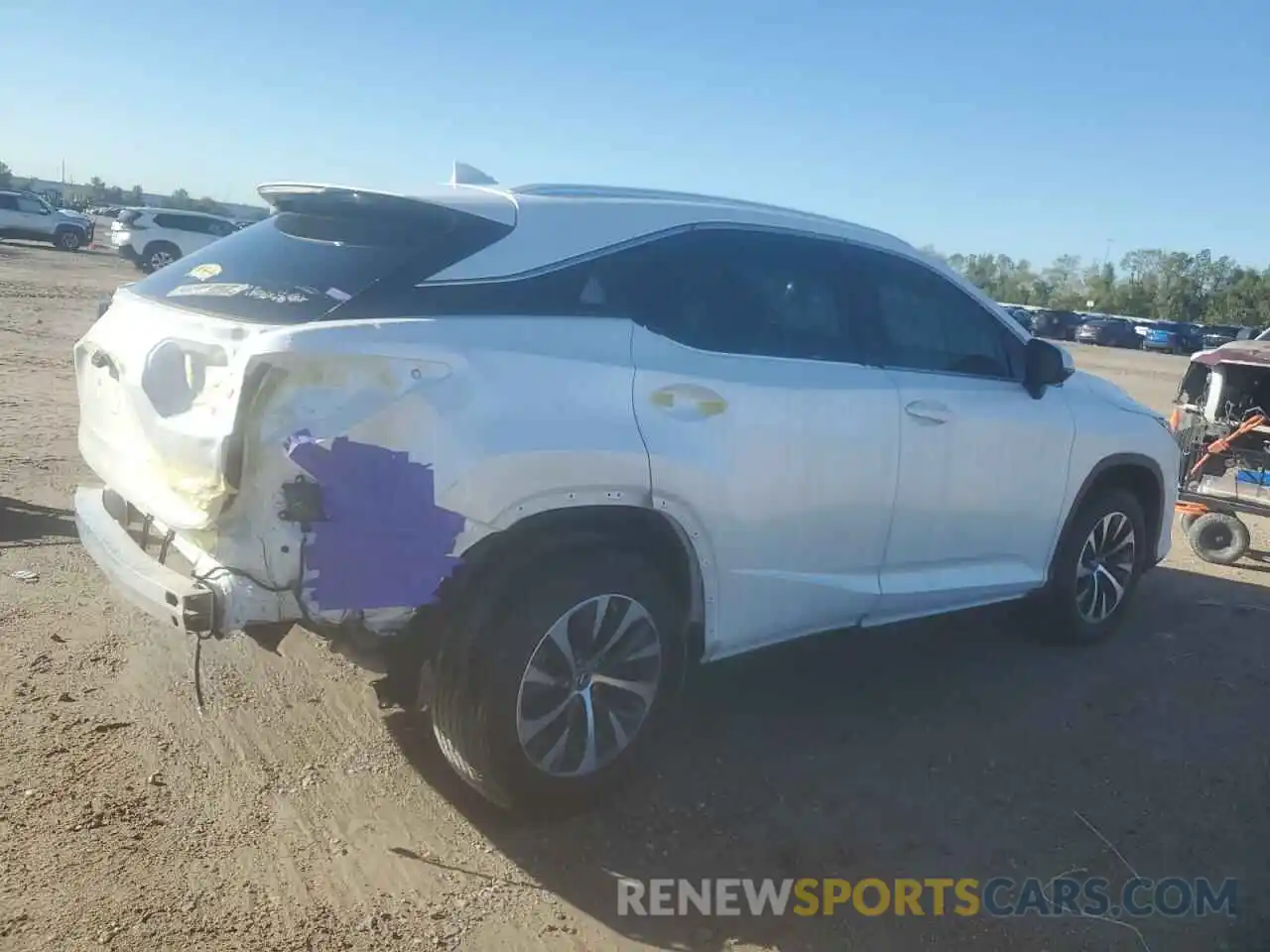 3 Photograph of a damaged car 2T2HZMAA1NC256907 LEXUS RX350 2022