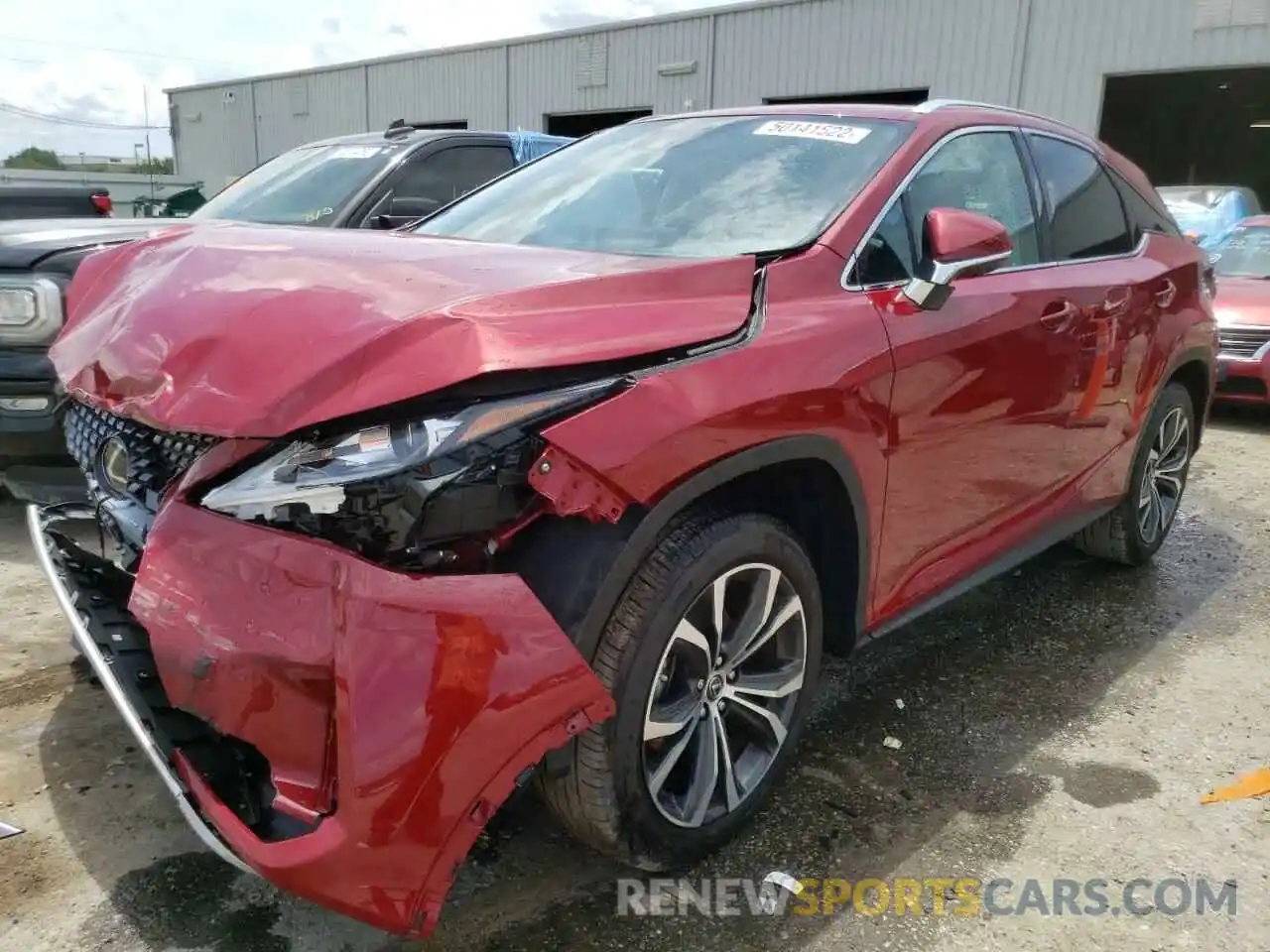 2 Photograph of a damaged car 2T2HZMAA2NC222233 LEXUS RX350 2022