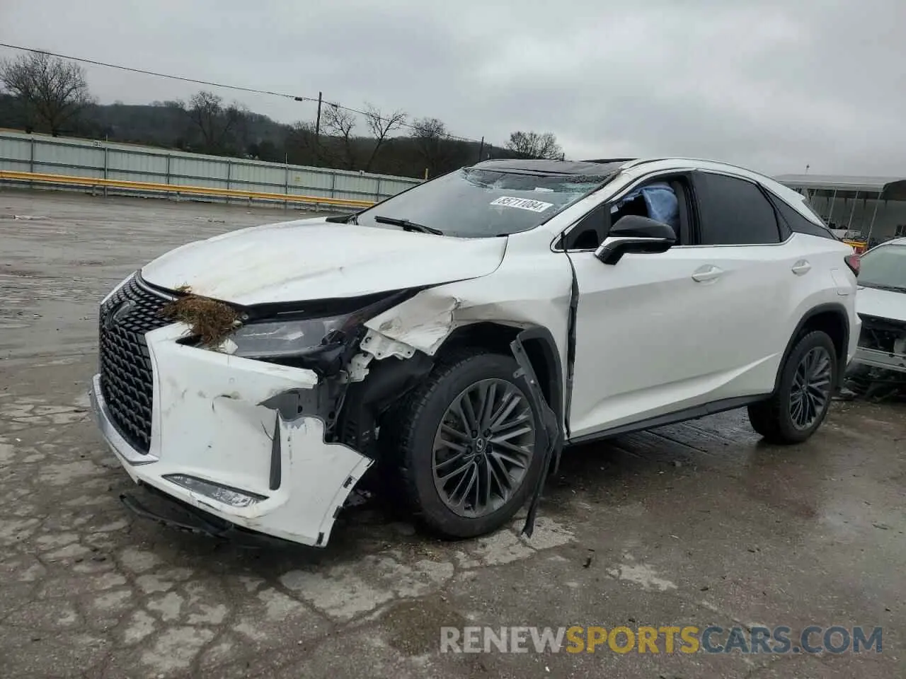 1 Photograph of a damaged car 2T2HZMAA2NC222393 LEXUS RX350 2022