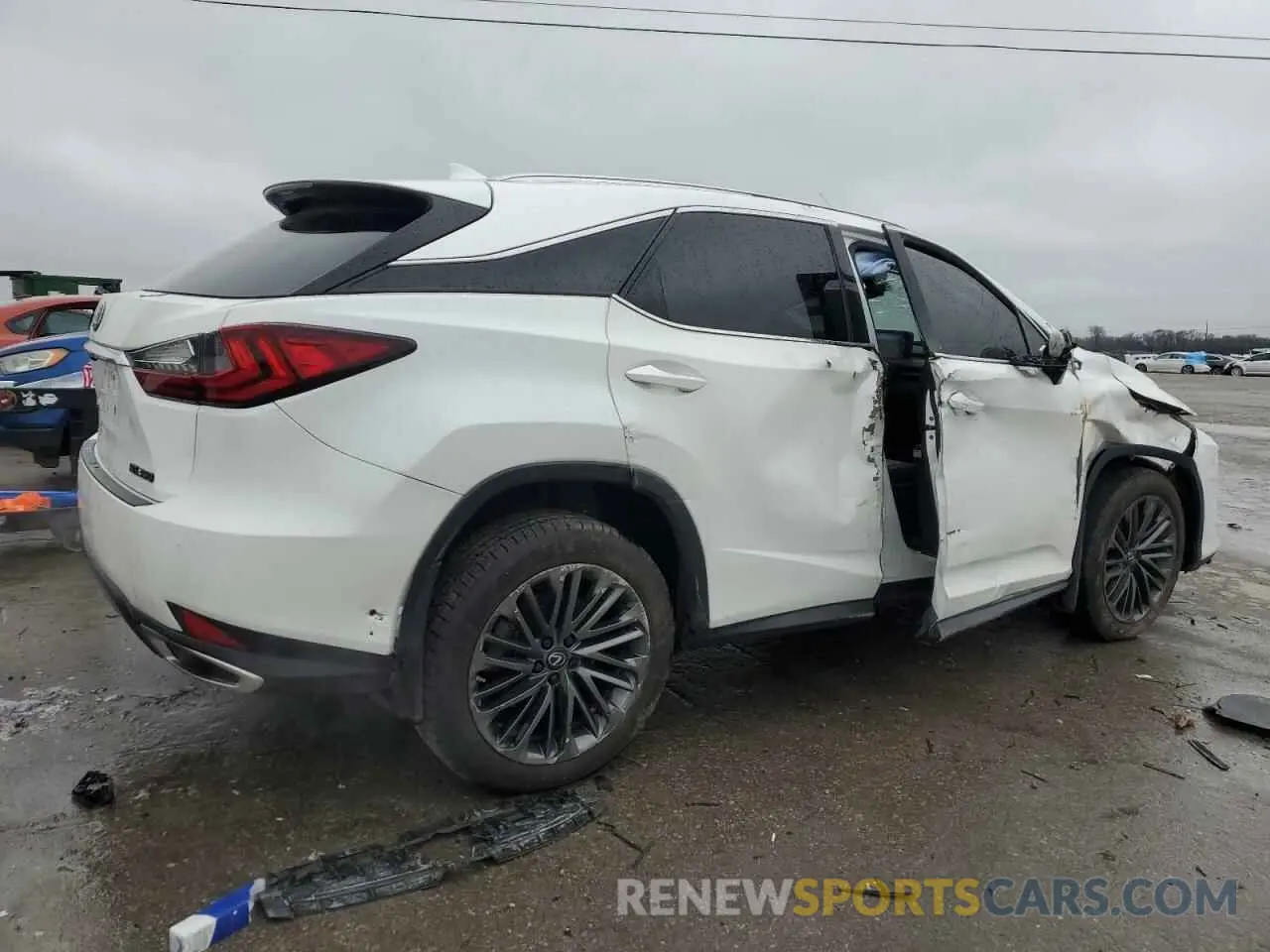 3 Photograph of a damaged car 2T2HZMAA2NC222393 LEXUS RX350 2022