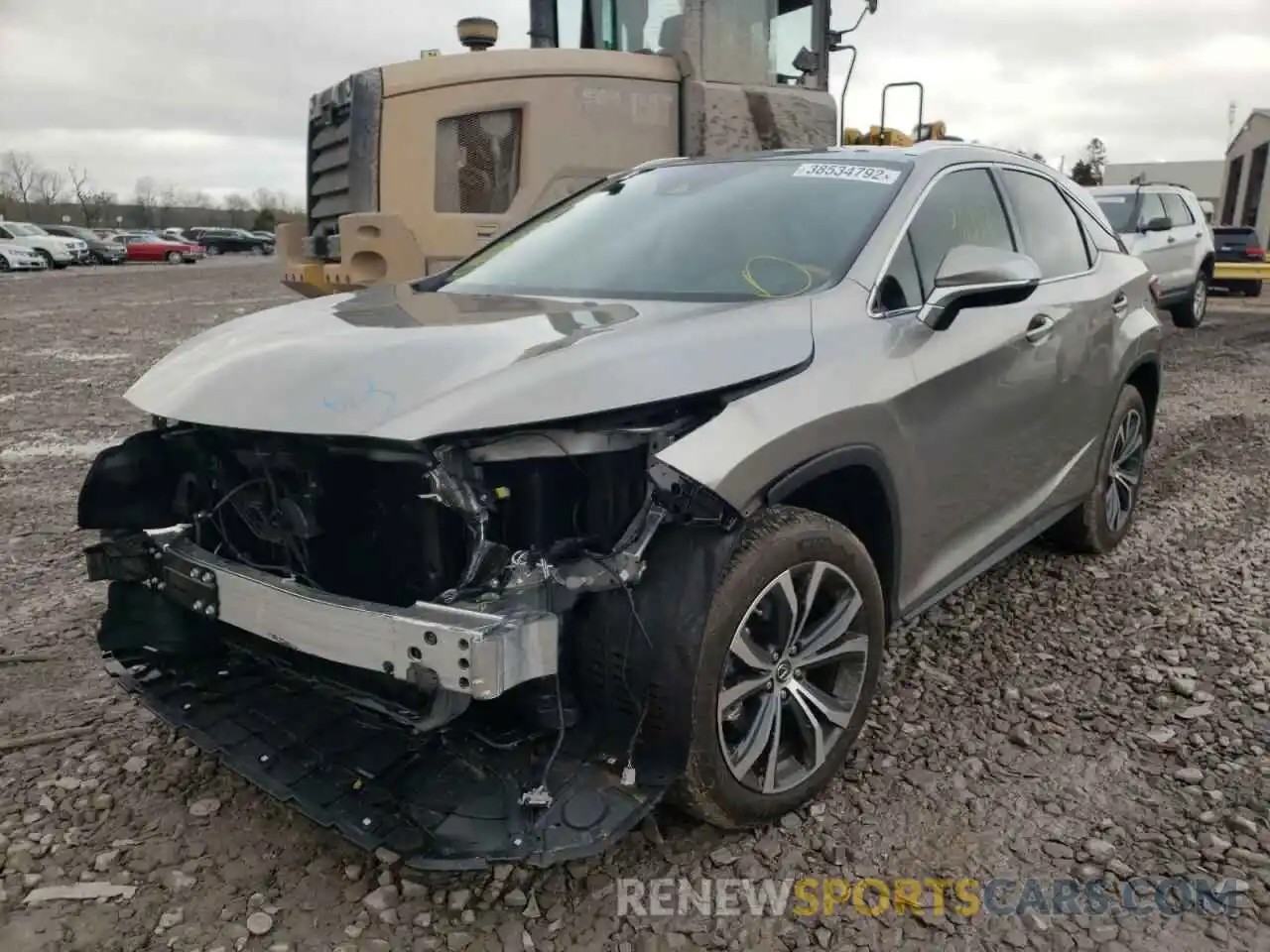 2 Photograph of a damaged car 2T2HZMAA2NC224385 LEXUS RX350 2022