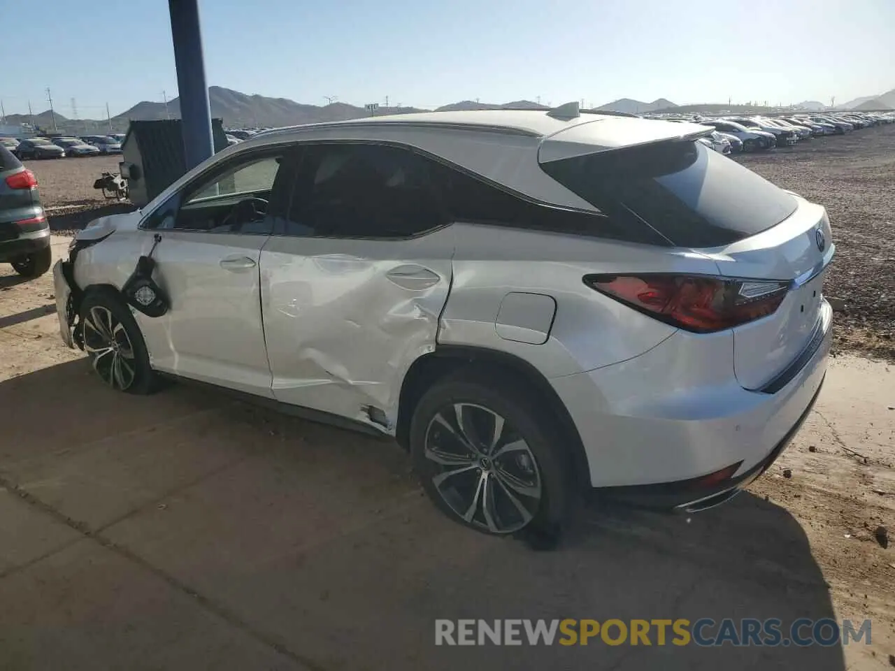 2 Photograph of a damaged car 2T2HZMAA2NC229991 LEXUS RX350 2022