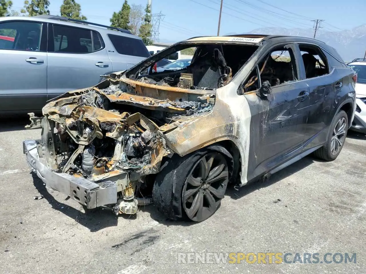 1 Photograph of a damaged car 2T2HZMAA2NC244975 LEXUS RX350 2022