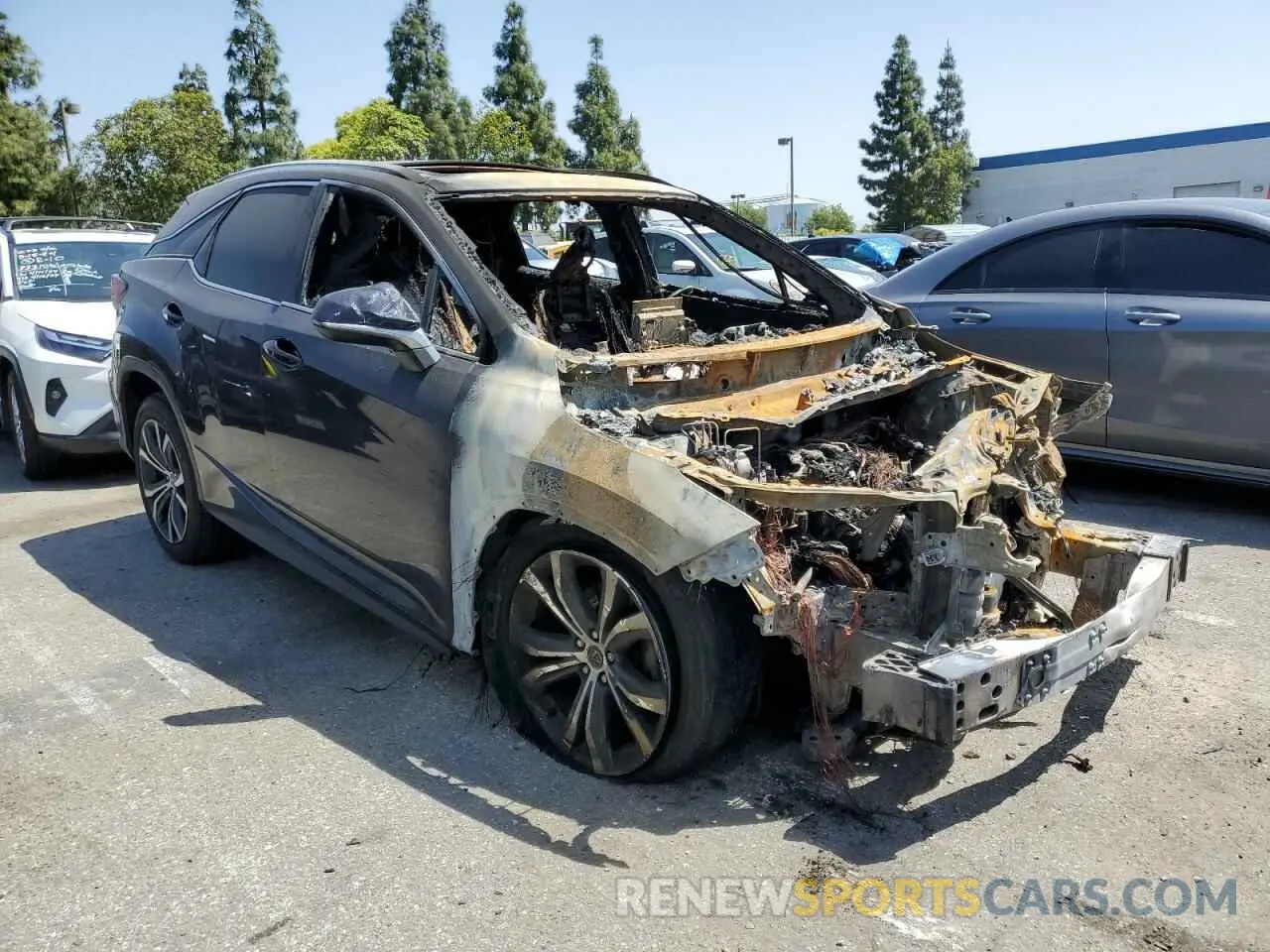 4 Photograph of a damaged car 2T2HZMAA2NC244975 LEXUS RX350 2022