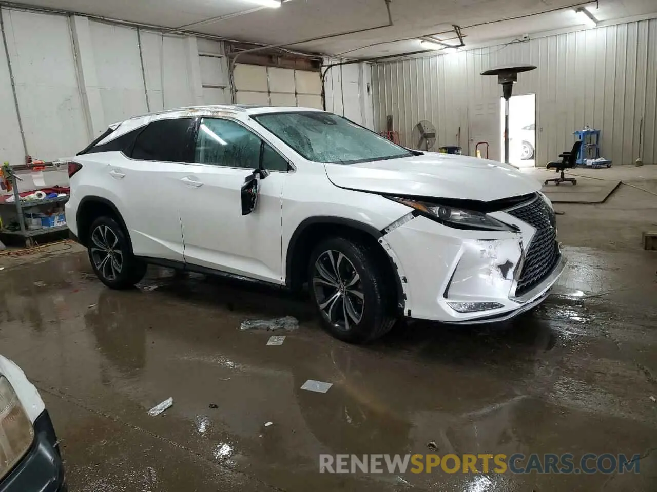 4 Photograph of a damaged car 2T2HZMAA2NC253854 LEXUS RX350 2022