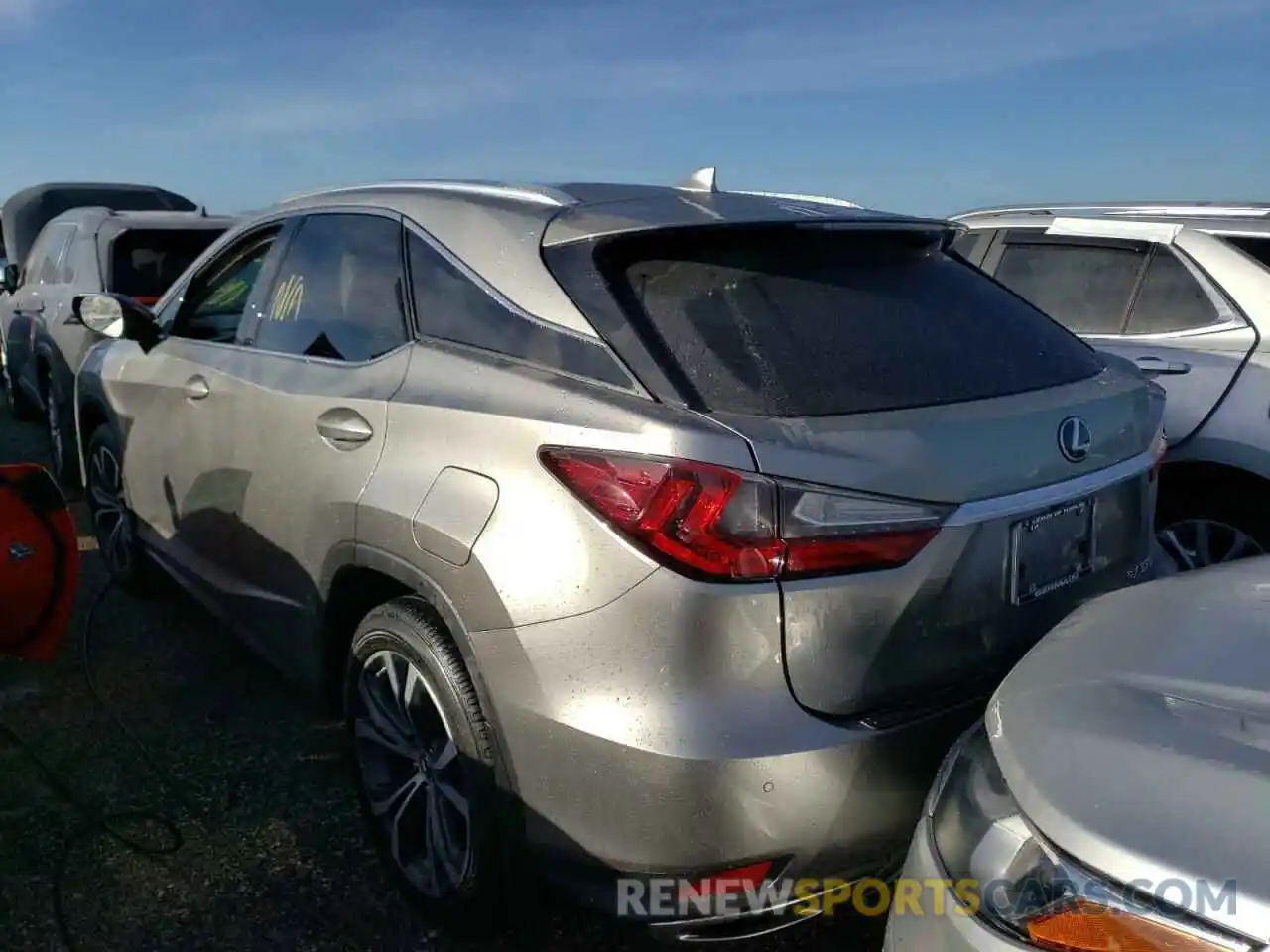 3 Photograph of a damaged car 2T2HZMAA2NC254759 LEXUS RX350 2022