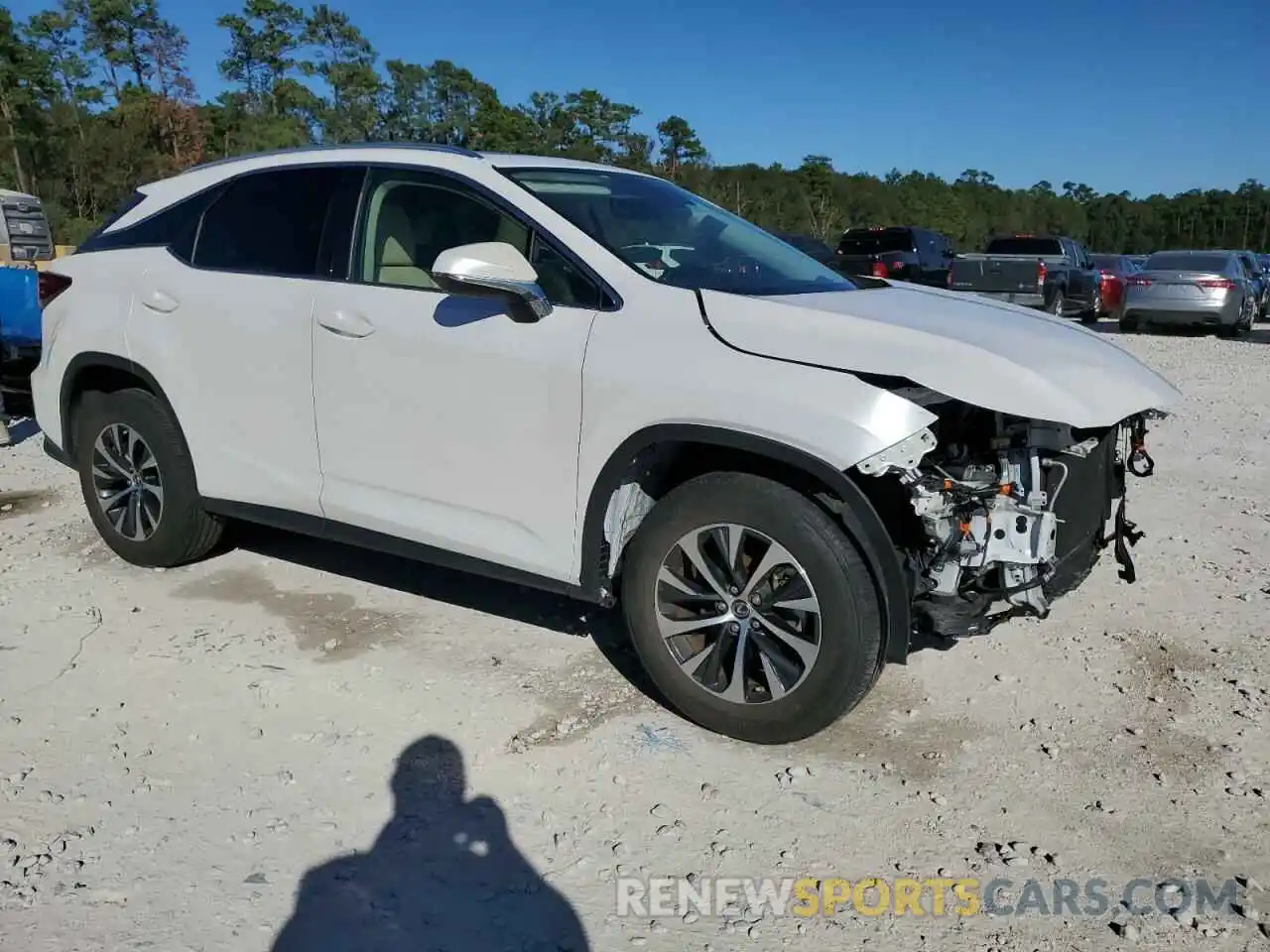 4 Photograph of a damaged car 2T2HZMAA2NC258178 LEXUS RX350 2022