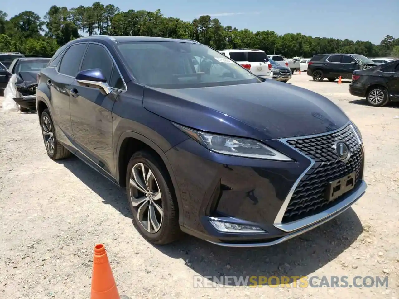 1 Photograph of a damaged car 2T2HZMAA3NC220989 LEXUS RX350 2022