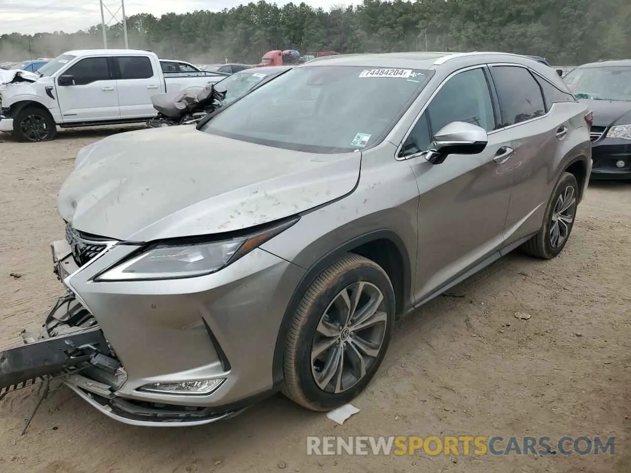1 Photograph of a damaged car 2T2HZMAA3NC226582 LEXUS RX350 2022