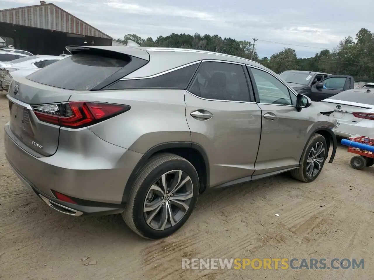 3 Photograph of a damaged car 2T2HZMAA3NC226582 LEXUS RX350 2022