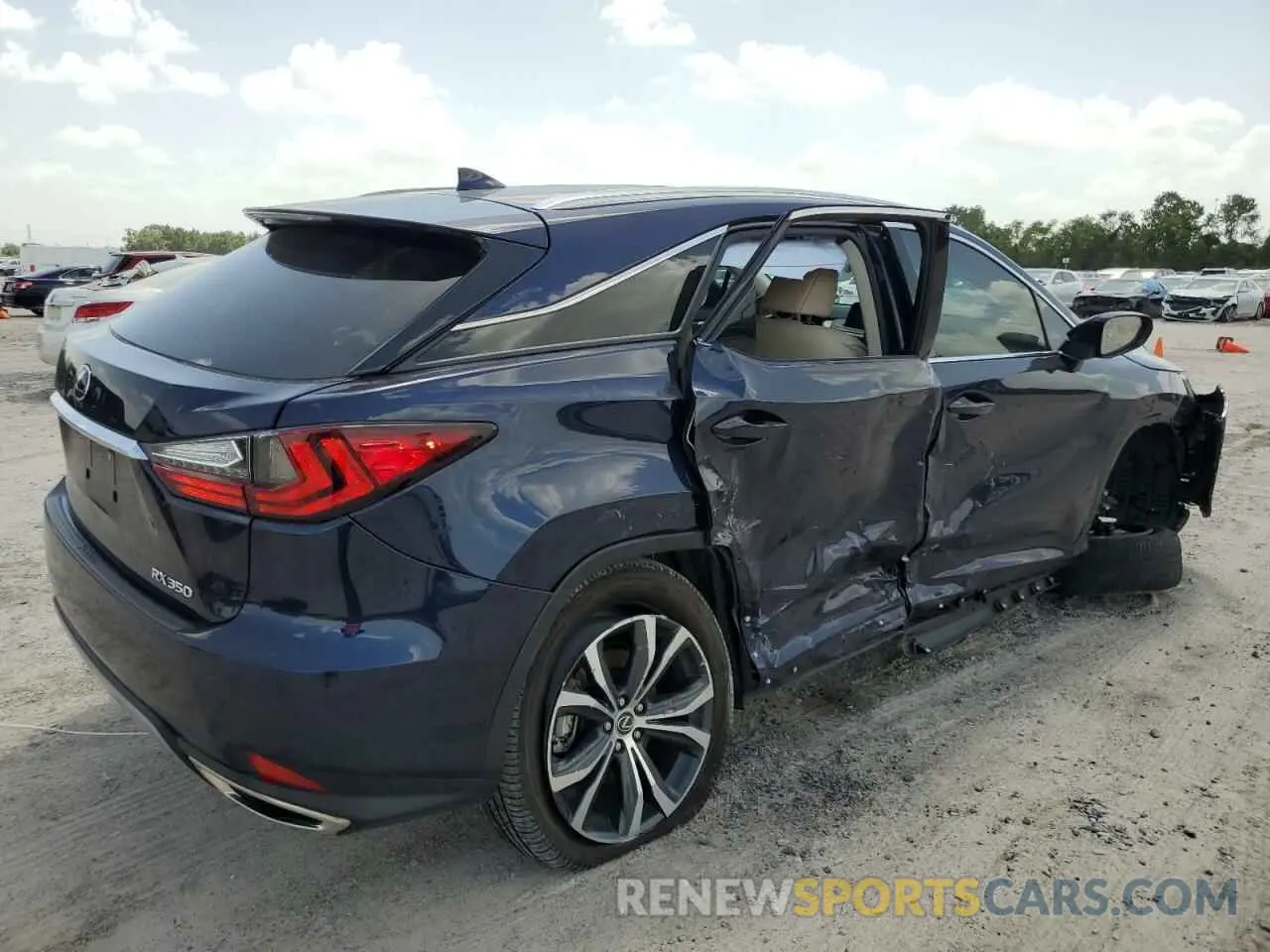 3 Photograph of a damaged car 2T2HZMAA3NC226842 LEXUS RX350 2022