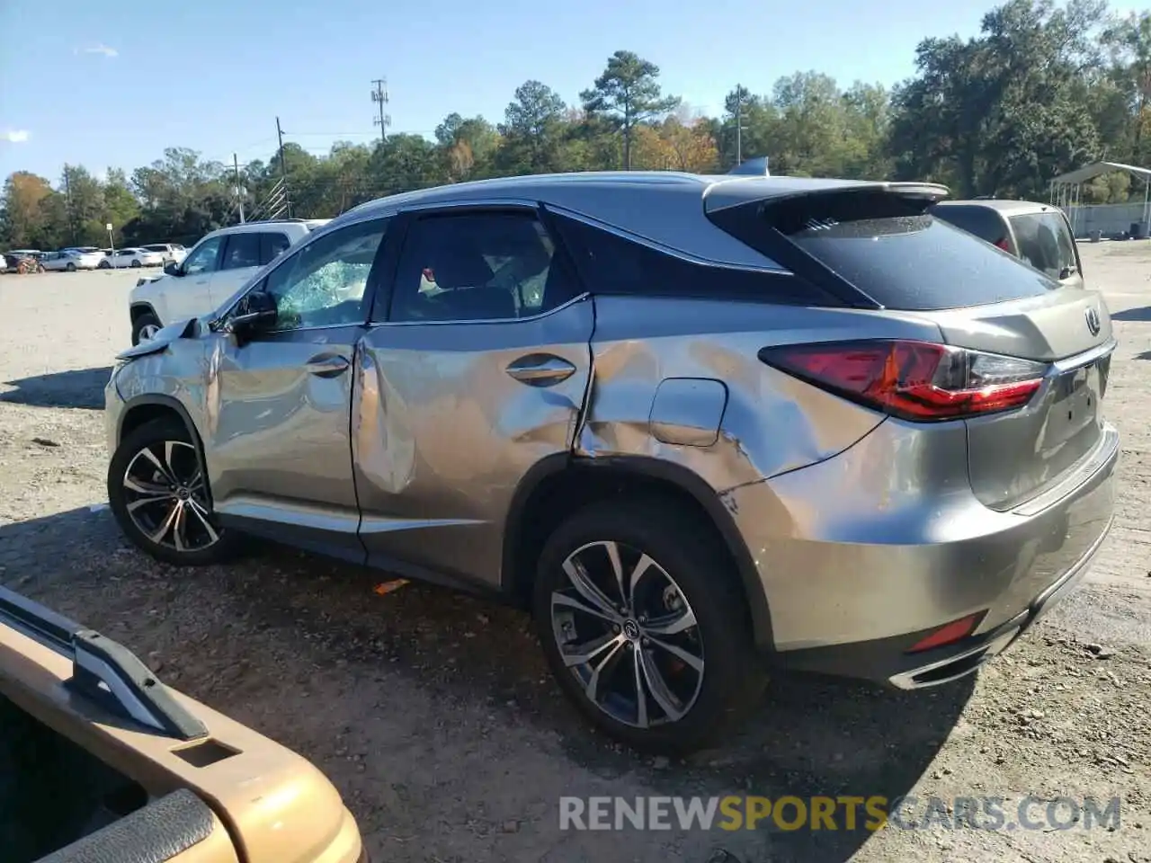 2 Photograph of a damaged car 2T2HZMAA3NC227103 LEXUS RX350 2022