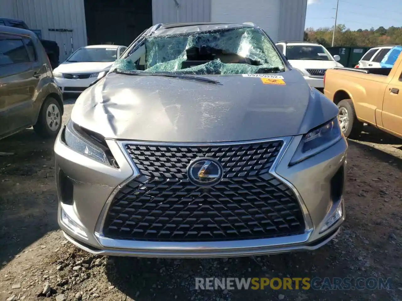 5 Photograph of a damaged car 2T2HZMAA3NC227103 LEXUS RX350 2022