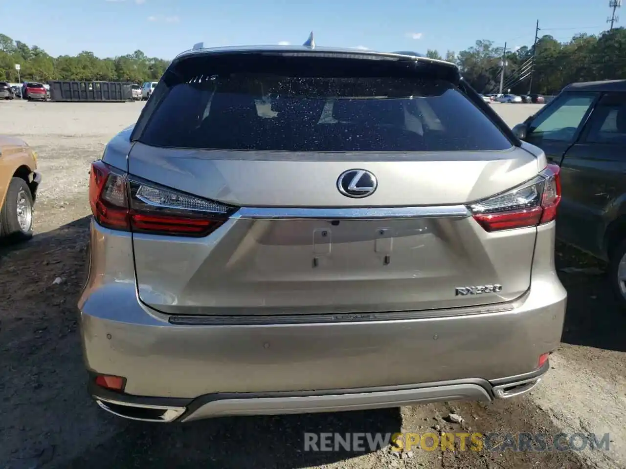 6 Photograph of a damaged car 2T2HZMAA3NC227103 LEXUS RX350 2022