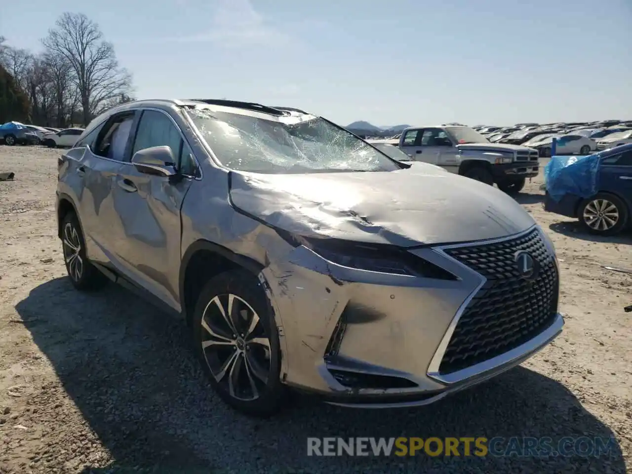 1 Photograph of a damaged car 2T2HZMAA3NC228669 LEXUS RX350 2022