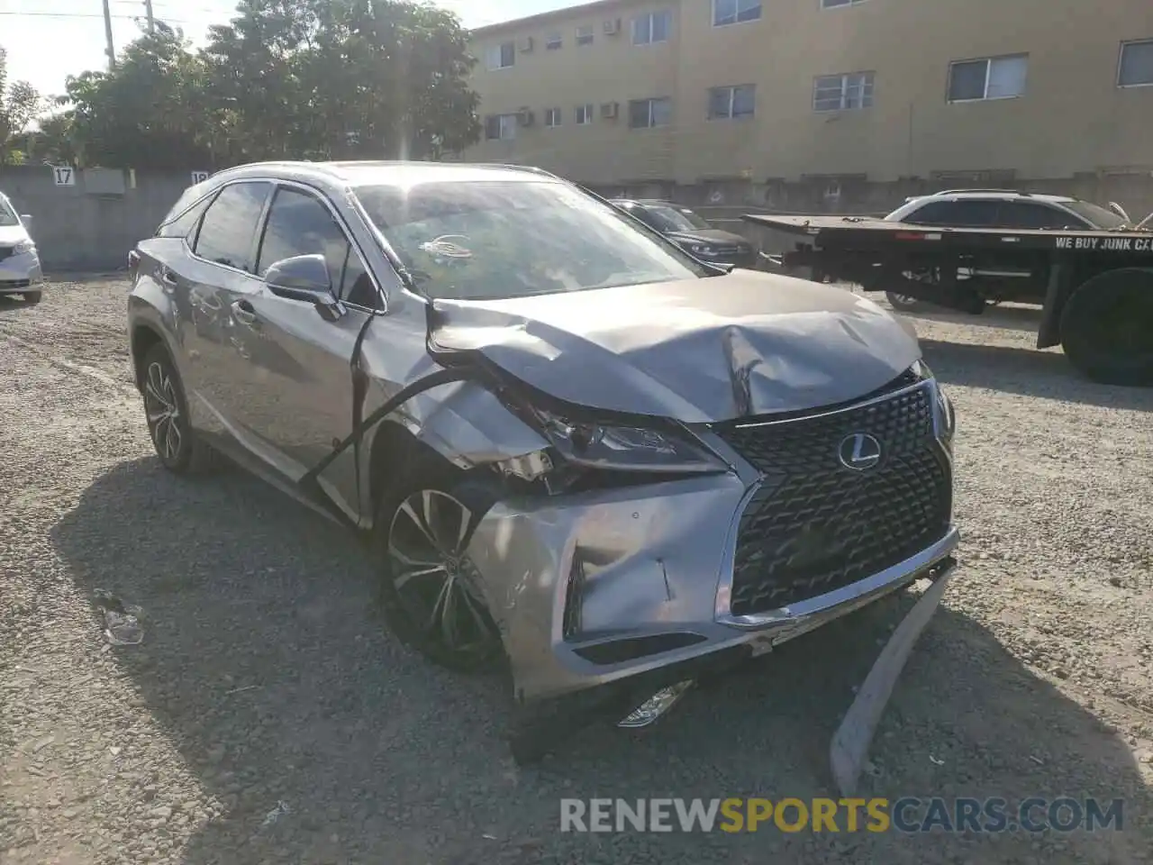 1 Photograph of a damaged car 2T2HZMAA3NC232429 LEXUS RX350 2022