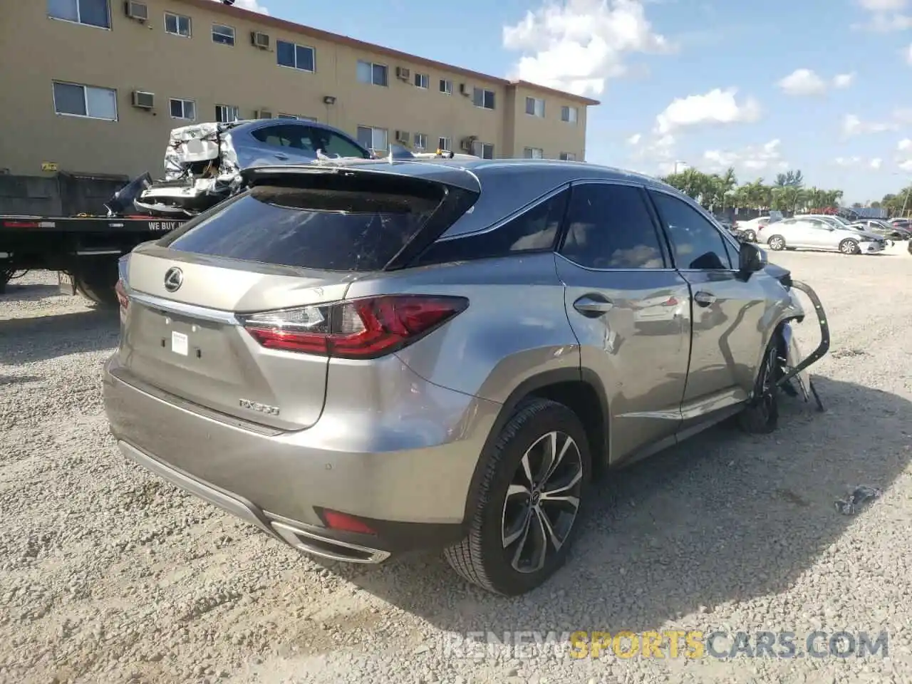 4 Photograph of a damaged car 2T2HZMAA3NC232429 LEXUS RX350 2022